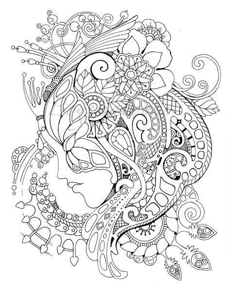 Total relaxation with these complex Zen and anti-stress Coloring pages for adults. …
